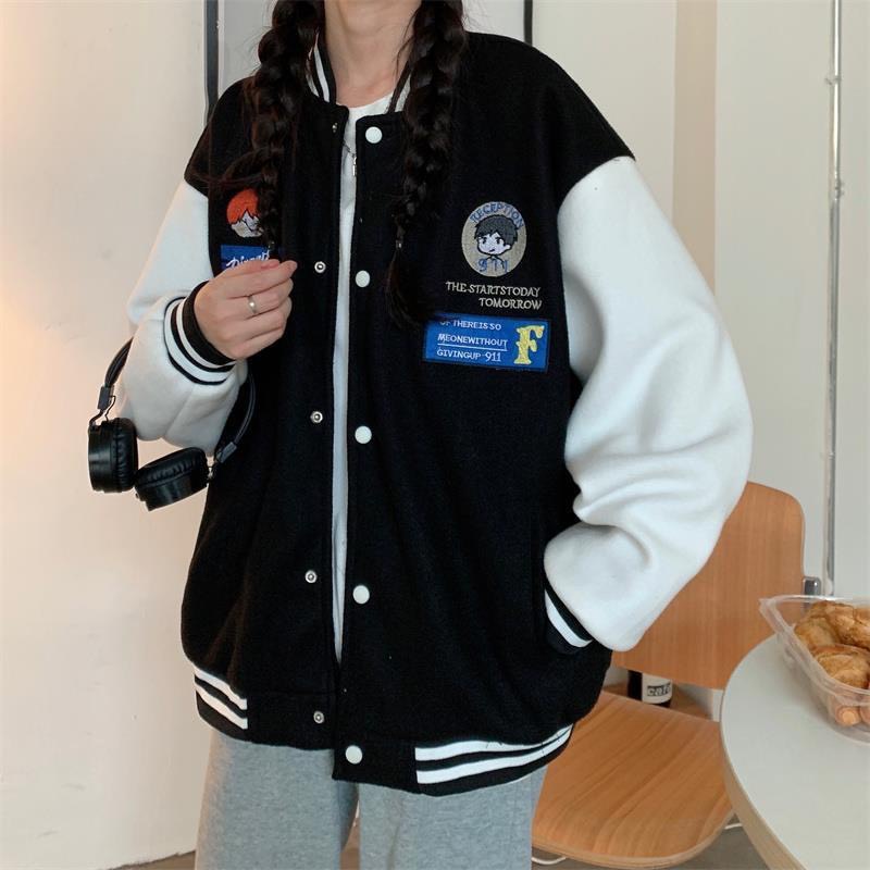 Áo khoác bomber form rộng puka 2 lớp cực xịn