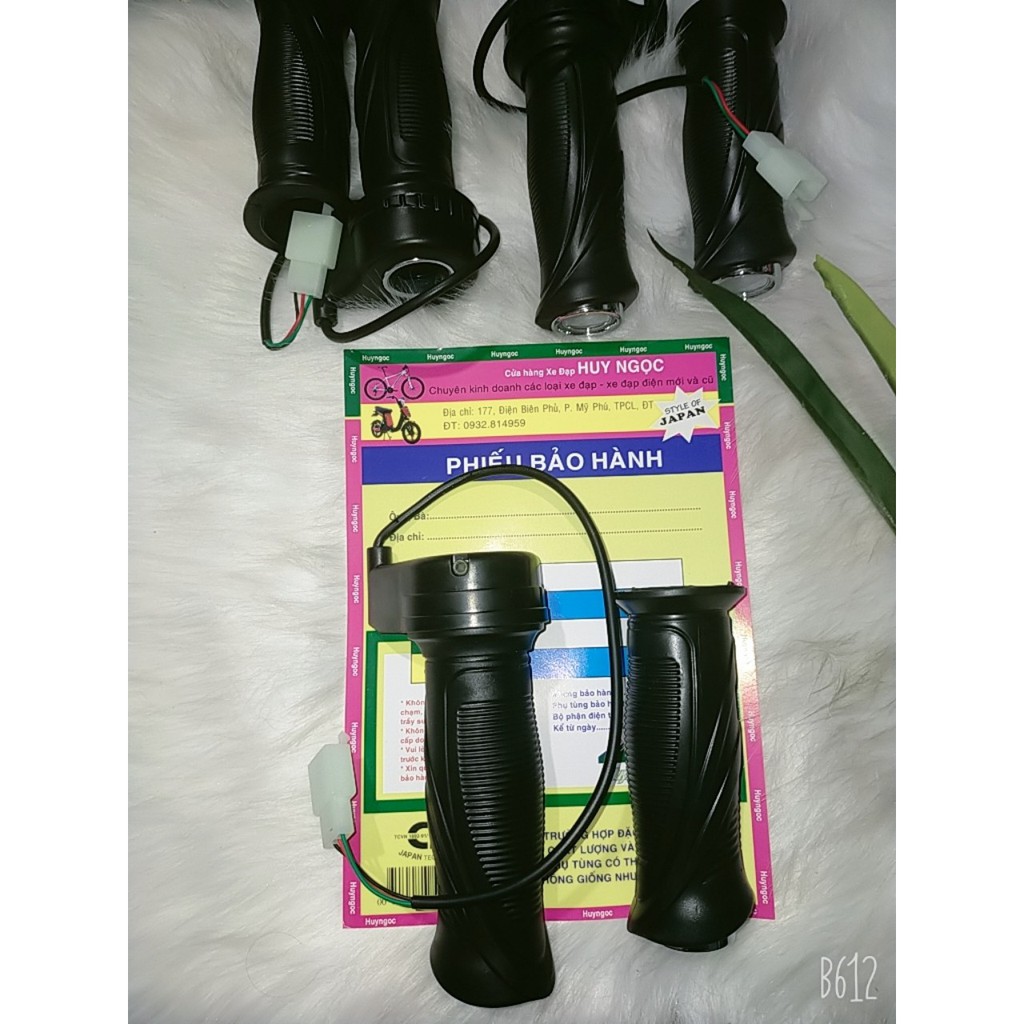 TAY GA XE ĐẠP ĐIỆN CAO CẤP ĐA NĂNG CÓ NÚT CÒI