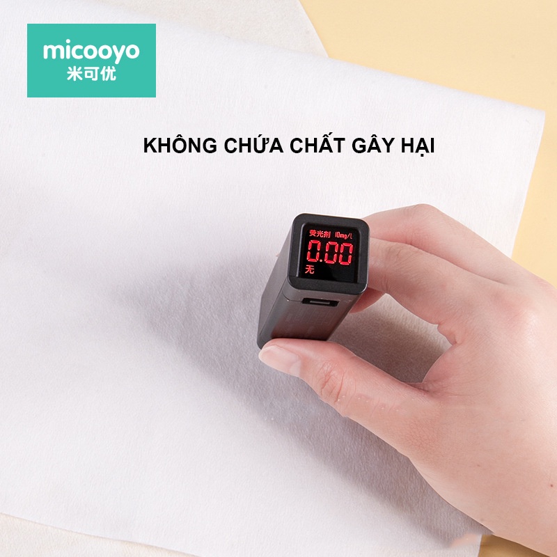Khăn thấm mồ hôi dùng một lần cho bé, tấm lót vải không dệt chống thấm mồ hôi cotton