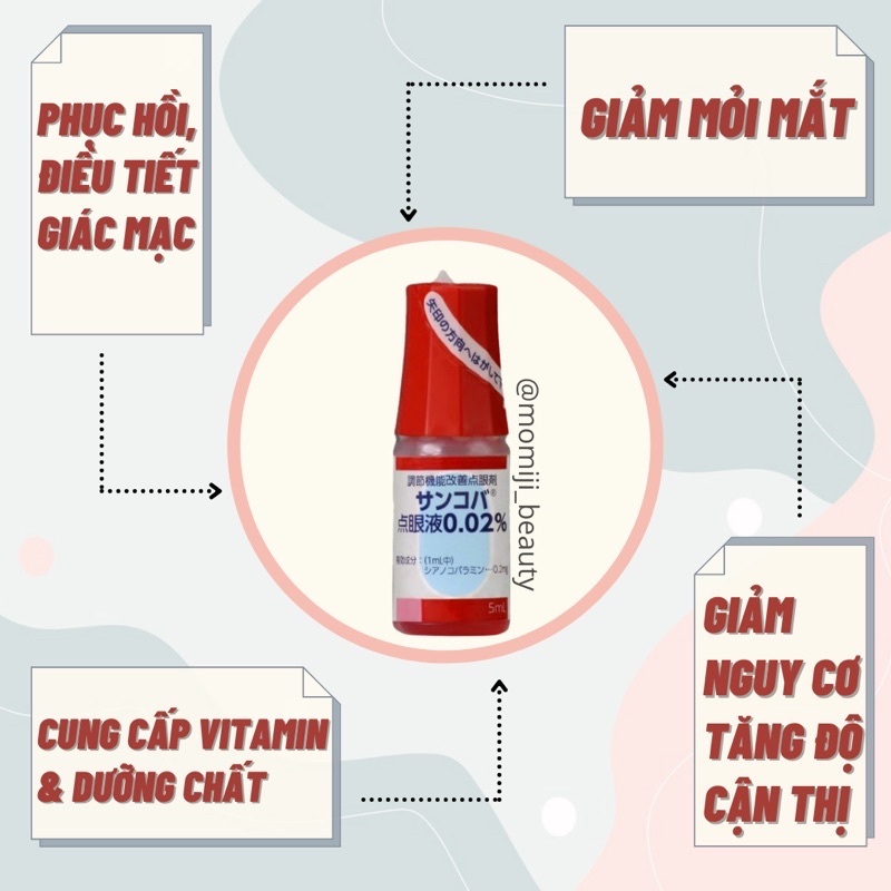 Nhỏ mắt Sancoba Nhật bản 5ml