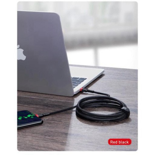 Cáp Sạc Nhanh Cafule 100W Dài 2M, Quick Charge 3.0 Kết Nối Type-C To Type-C Cho Điện Thoại Samsung S9