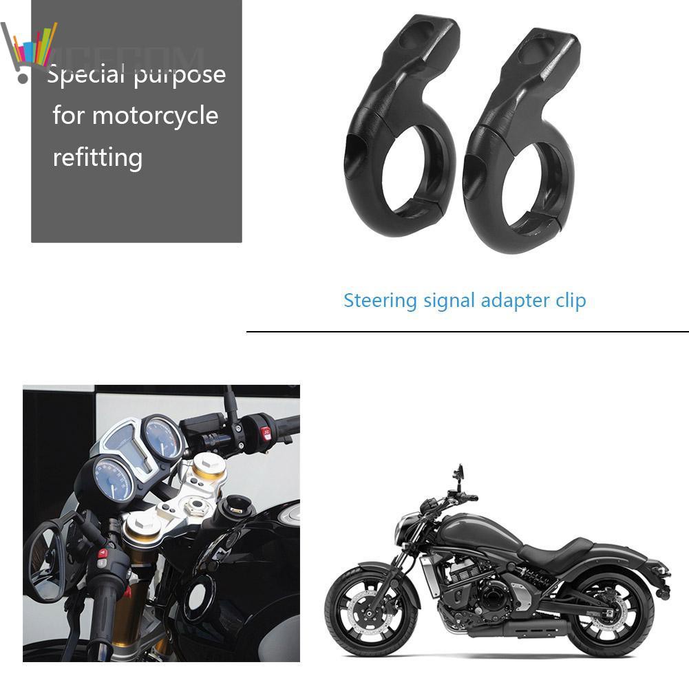 Set 2 Kẹp Chuyển Đổi Tín Hiệu Xi Nhan 10mm 8mm Gắn Tay Lái Xe Mô Tô | BigBuy360 - bigbuy360.vn