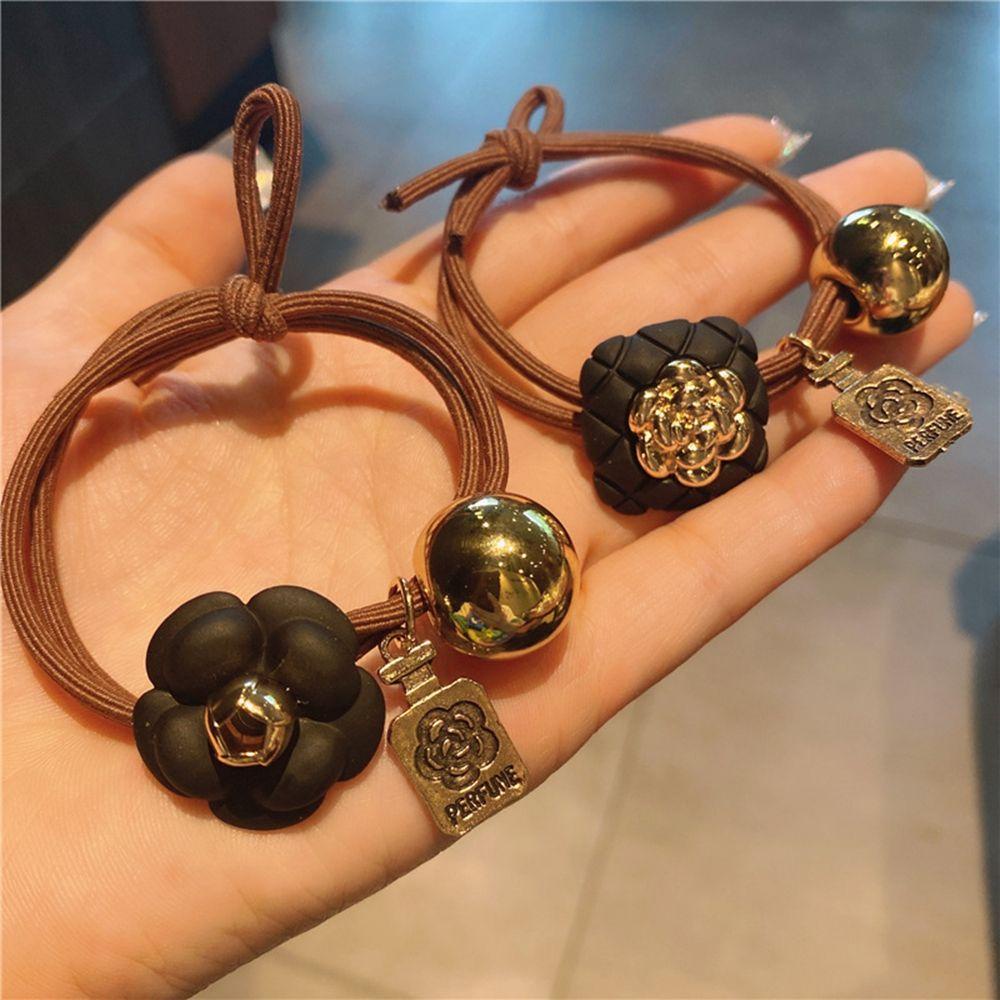 Dây Cột Tóc Cao Su Đính Nơ Cỡ Nhỏ Phong Cách Hàn Quốc Dễ Thương WMES15H