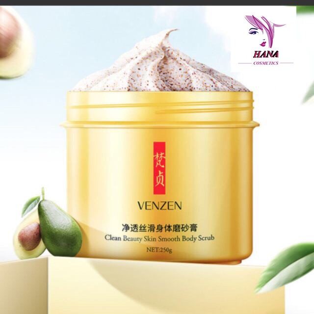 [ RẺ VÔ ĐỊCH] Kem Tẩy Da Chết Body Và Mặt Chiết Xuất Từ Bơ và Hạt Óc Chó VENZEN | BigBuy360 - bigbuy360.vn