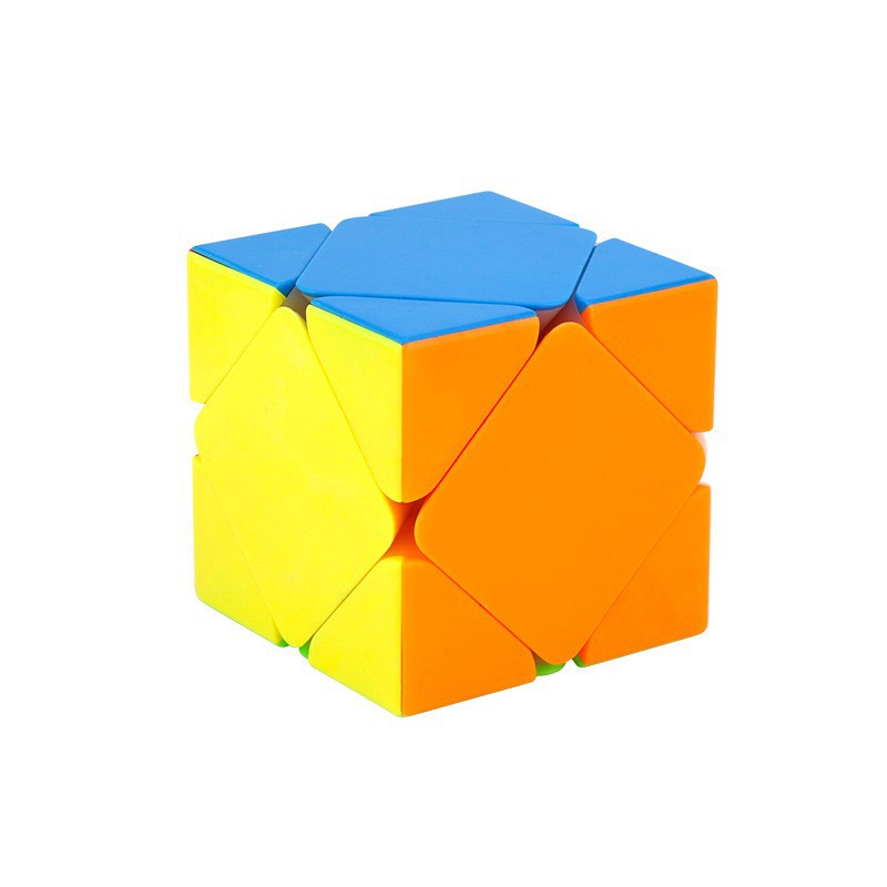 Hộp 4 Khối Rubik Biến Thể MoYu Tam giác, Skewb, 12 mặt, Square-1. Rubic Stickerless