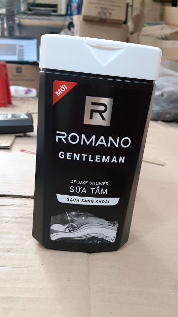 Combo bộ 3 sản phẩm Romano: dầu gội_sữa tắm 180g_ xịt khử mùi 150ml Gentlemen | BigBuy360 - bigbuy360.vn