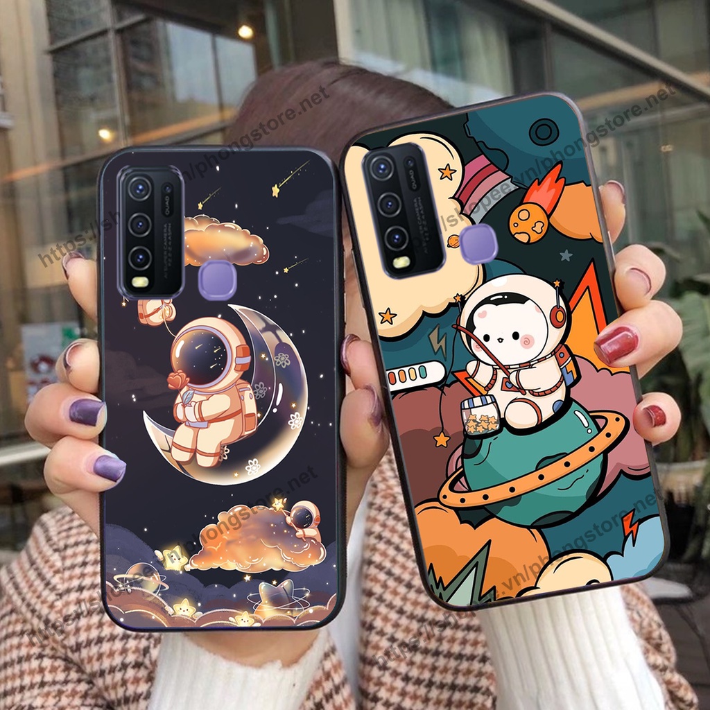 Ốp lưng Vivo Y30 / Y50 vũ trụ phi hành gia cực hot siêu cute-rẻ-bền