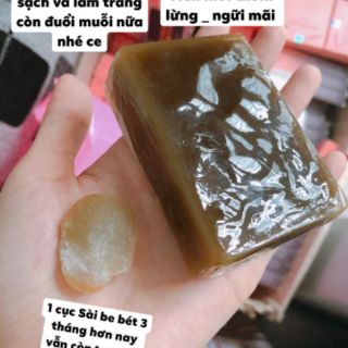 Viên rửa mặt Gấc Tảo