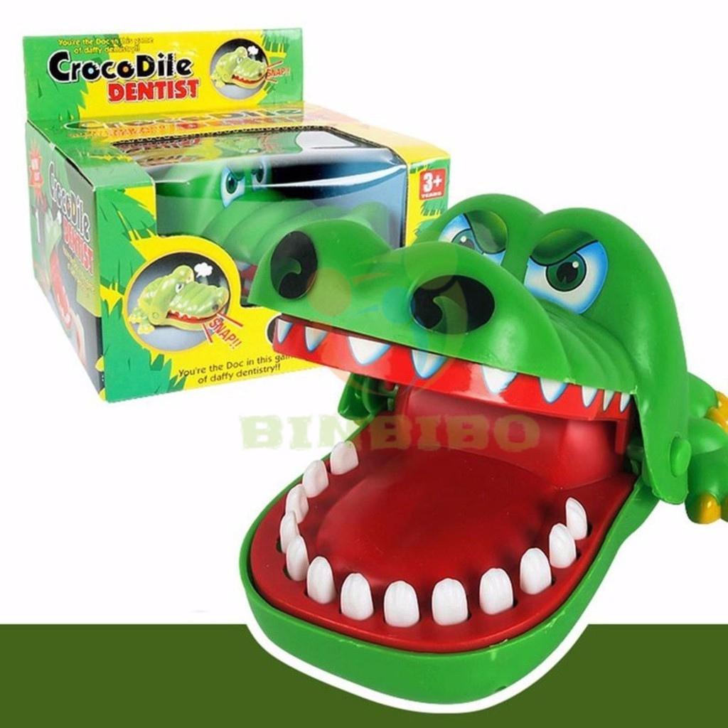 Cá sấu căn tay loại to đồ chơi cho bé cực vui nhộn - Binbibo