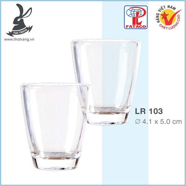Ly Rượu LR103 Nhựa Trong Acrylic Cao Cấp Fataco Việt Nam - Chính Hãng