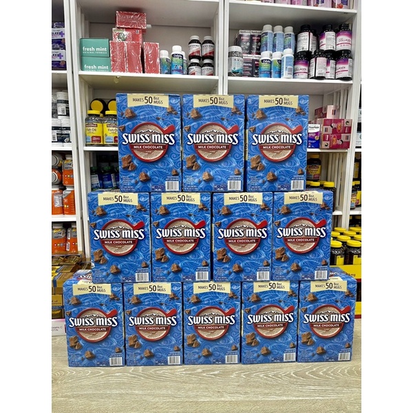 Bột Cacao Swiss miss hot cocoa mix milk chocolate 1.95kg