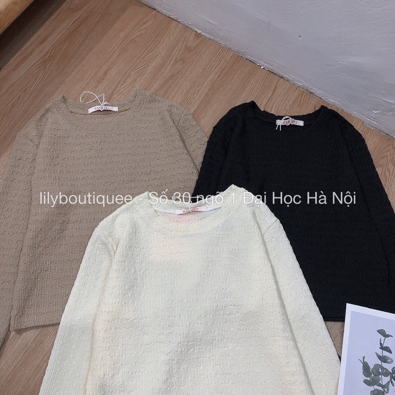 Áo croptop dài tay
