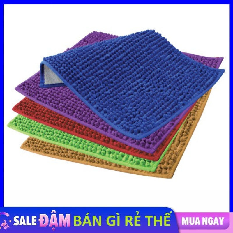 Thảm Lót Chân San Hô,Siêu Thấm Hút, Mềm Mại, Chống Trơn Trượt KT( 40cm x 60cm )
