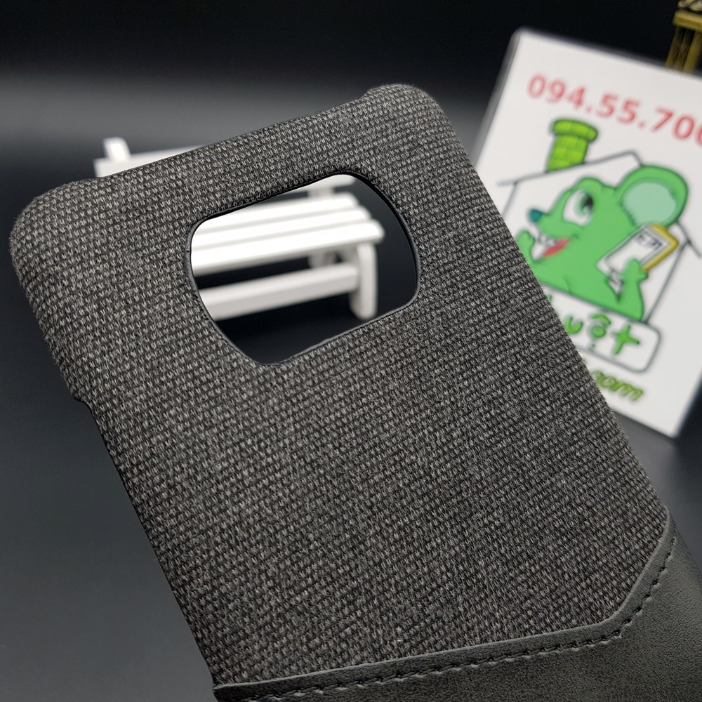 [Cao Cấp] Ốp Lưng Xiaomi Poco X3 NFC Vải Fabric Phối Da Nhét Tiền Thẻ ATM