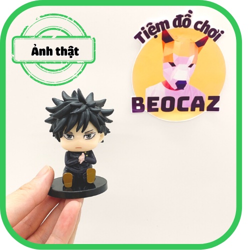 [Tách lẻ][Tặng Hộp Bảo Vệ] Mô hình ngồi anime chibi Jujutsu Kaisen Satoru Itadori Panda Kento Megumi Nobara Inumaki