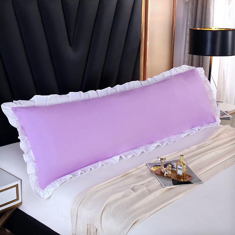 Vỏ Gối Đơn / Đôi Dài 1.5m 1.8m Màu Trơn Phong Cách Hàn Quốc Cho Cặp Đôi