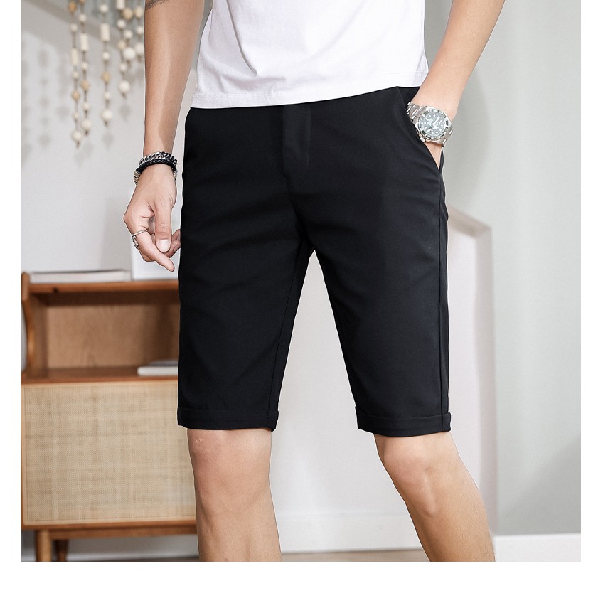 Quần Short Kaki Nam cao cấp màu trắng - Quần lửng | BigBuy360 - bigbuy360.vn