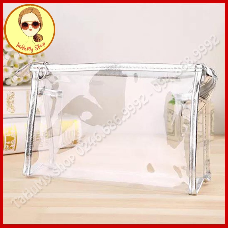 Túi đựng mĩ phẩm, túi trong suốt