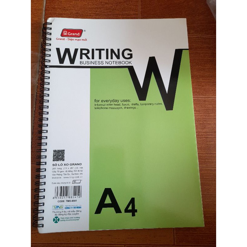 Sổ lò xo A4/ A5 /A6  dày đẹp 200 trang