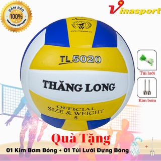Bóng chuyền thăng long pvc 5020 - tặng kim bơm + túi lưới