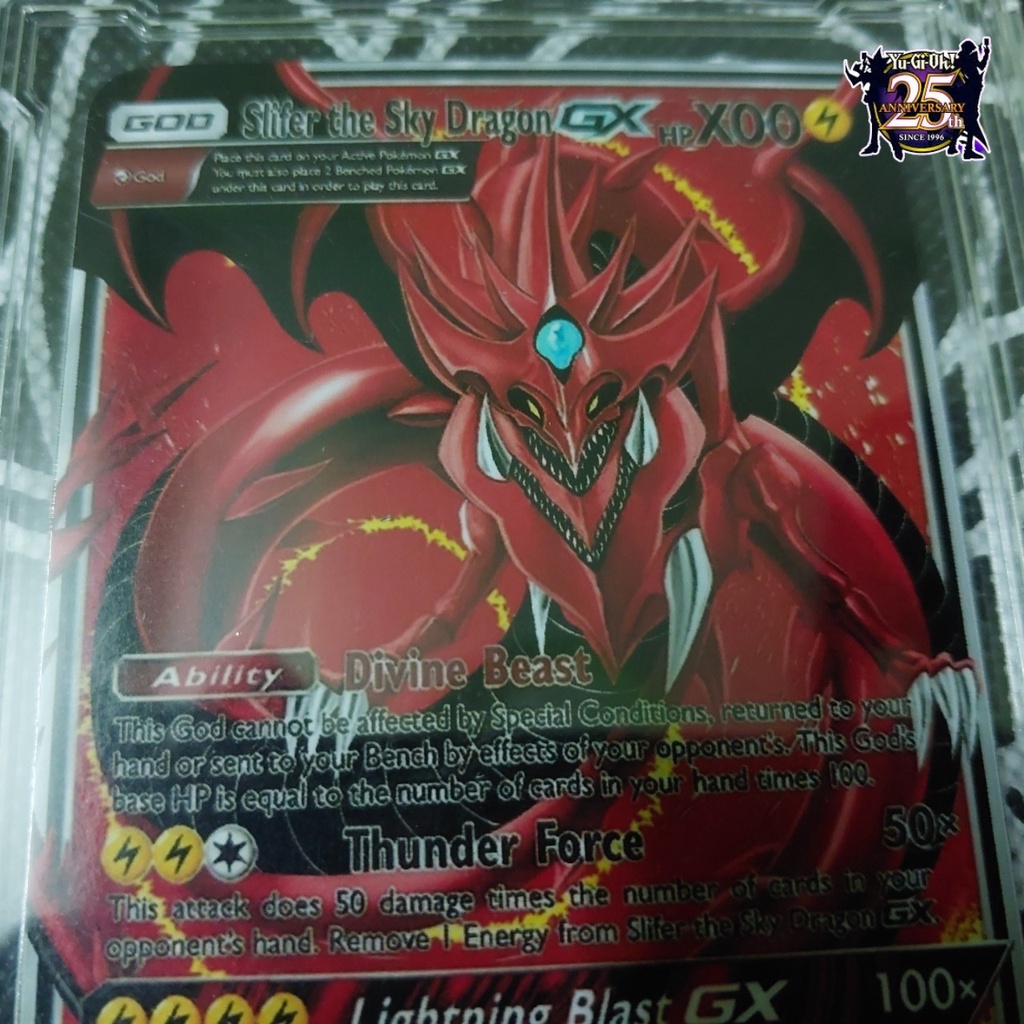 Bài Yugi Muto lá Slifer The Sky Dragon rồng bầu trời TẶNG Sleeves bọc bài 1458 BI4 3