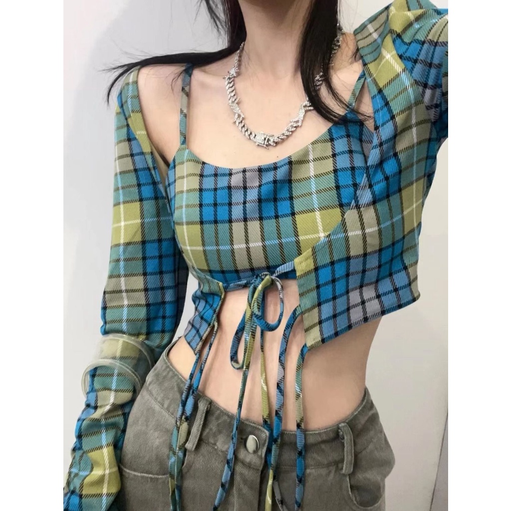 Quần Jeans Lưng Cao Ống Rộng Thiết Kế Dây Rút Phong Cách Đường Phố Mới Mùa Hè Cho Nữ