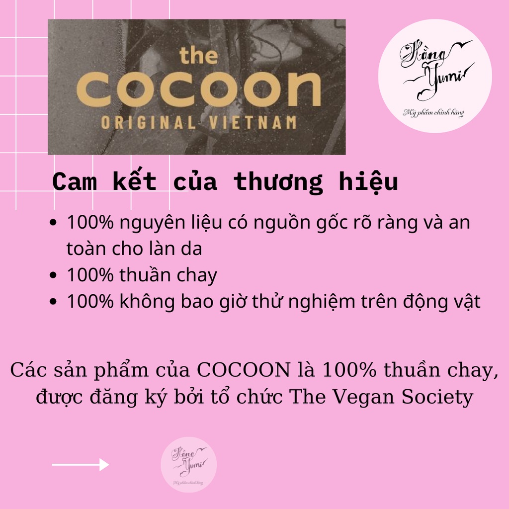 Son tẩy tế bào chết cho môi Cocoon từ Cà Phê Đắk Lắk 5g - Hàng chính hãng