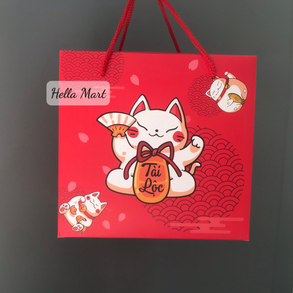 Hộp Tết Mèo thần tài