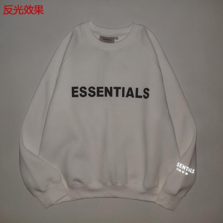 Áo Nỉ   ESSENTIALS Trắng Siêu Đẹp | BigBuy360 - bigbuy360.vn