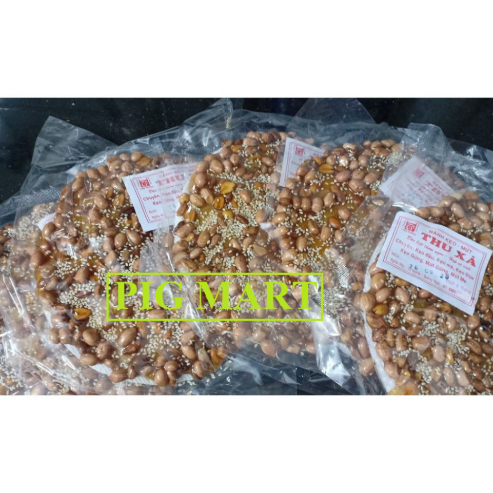 Kẹo đậu phụng mạch nha tròn 200g (Đặc sản Quảng Ngãi) kẹo đậu phộng - kẹo lạc