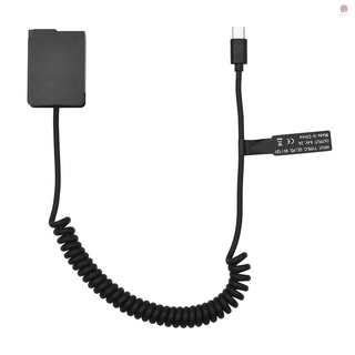 Bộ chuyển đổi pin usb-c blc12 dummy andoer dmw-dcc8 cho panasonic lumix dmc-fz300 fz1000 fz2000 g5