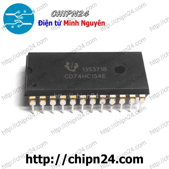 [1 CON] IC 74HC154 DIP-24 (Thân Rộng) (SN74HC154N 74154)