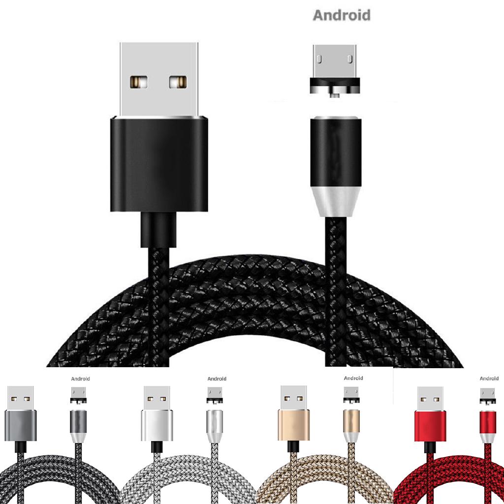 Cáp sạc nam châm xoay 360 độ dùng cho Android