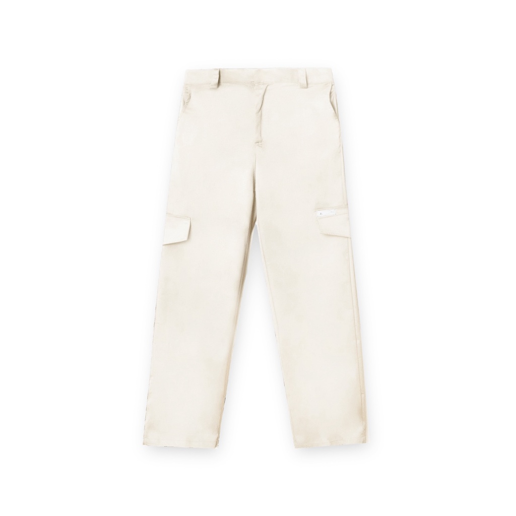 BASIC KAKI PANTS - CREAM /  QUẦN KAKI ỐNG SUÔNG CƠ BẢN - KEM