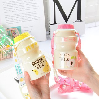 Bình nước nhựa hình chai sữa 480ml xinh xắn