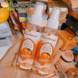Xịt khoáng khóa lớp trang điểm trái đào Kiss Beauty | BigBuy360 - bigbuy360.vn