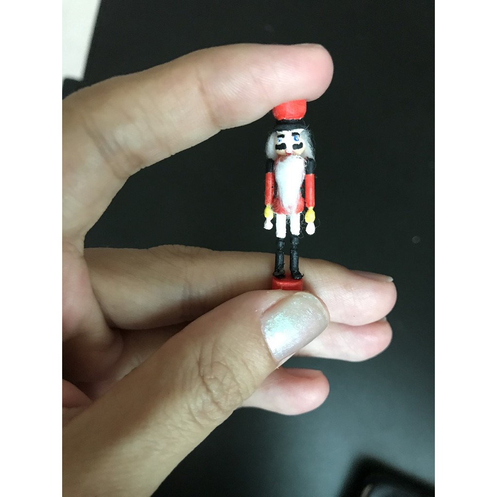 Mini wooden Nutcracker (Kẹp hạt dẻ gỗ mini)