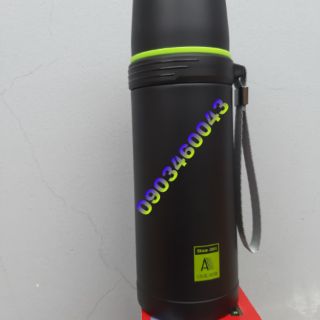 [FRESHIP 99K ] BÌNH GIỮ NHIỆT 450ML CAO CẤP ĐEN NHÁM