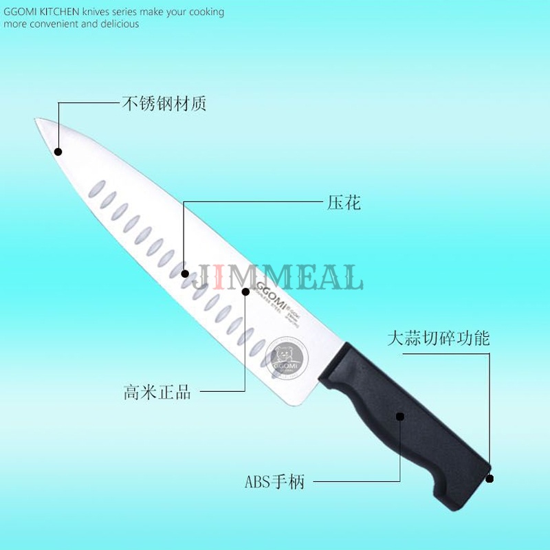 [Chính Hãng] Dao Nhà Bếp, Dao Thái Hàn Quốc GGOMI GG341 Cao Cấp