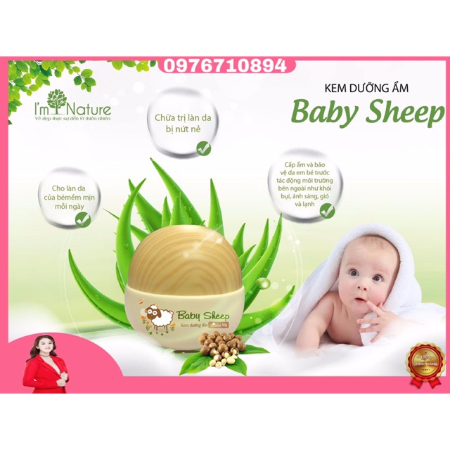 (HÀNG CHÍNH HÃNG) KEM DƯỠNG ẨM BABY SHEEP I’M NATURE