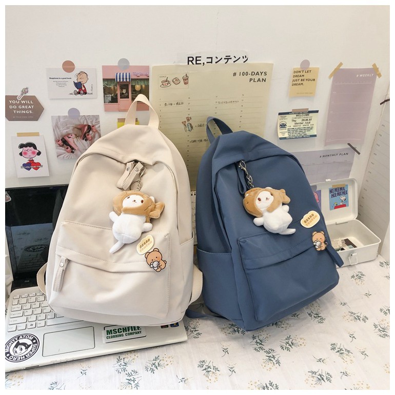 Balo học sinh trơn basic mẫu mới