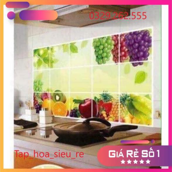 (Rẻ Vô địch) DÁN BẾP GA CHỐNG DẦU MỠ KHỔ TO (Nhiều hình đẹp)