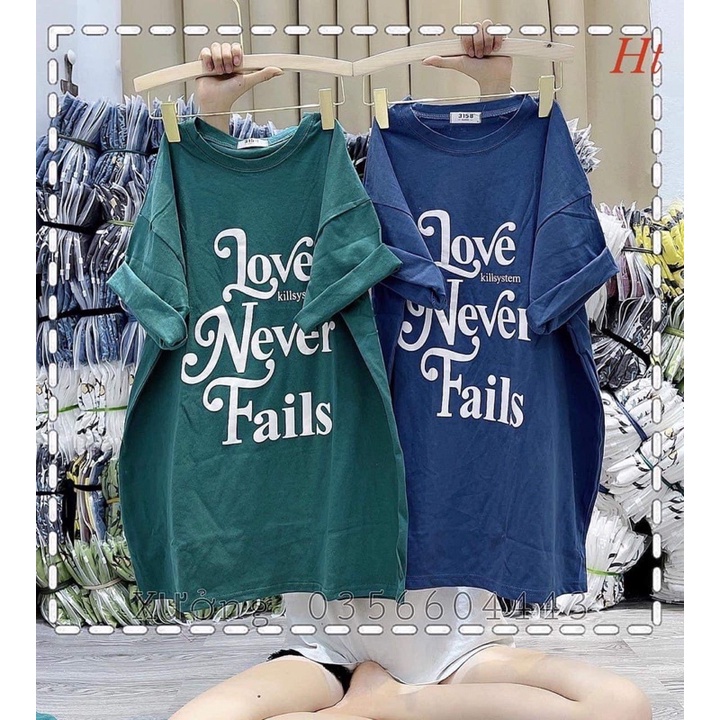 Áo phông Love never H2A577