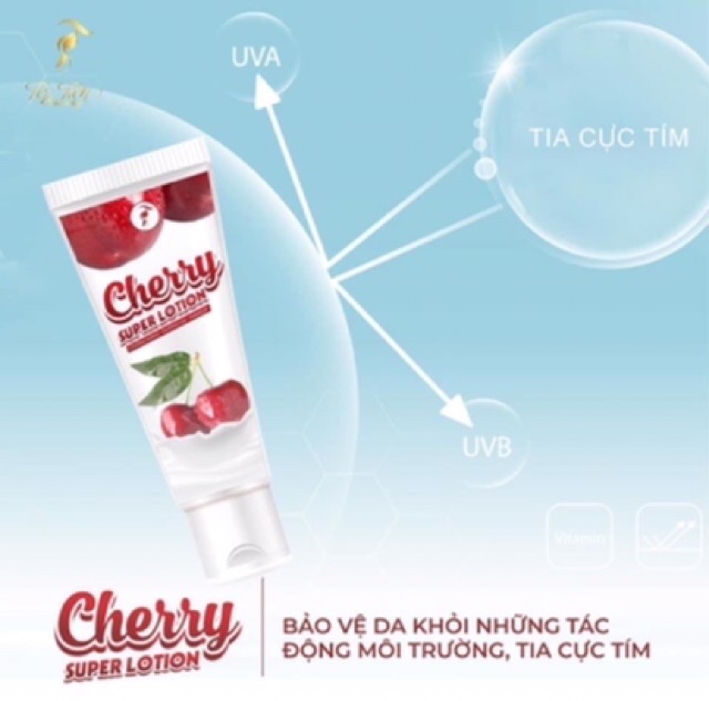 ⚡️RẺ VÔ ĐỊCH⚡️KEM TÓC TIÊN - KEM LOTION CHERRY TÓC TIÊN(giá niêm yết 69k/tuýp)