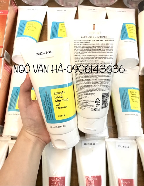 [COSRX]Sữa rửa mặt COSRX LOW PH GOOD MORNING GEL CLEANSER | BigBuy360 - bigbuy360.vn