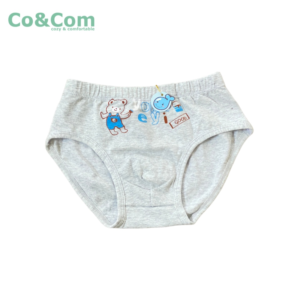 Quần Sịp Bé Trai 10-20 Kg Dáng Vát Cao Cấp Co&amp;Com BOY0518 Cotton Modal Mềm Mại Nhẹ Mát Thấm Hút Mồ Hôi