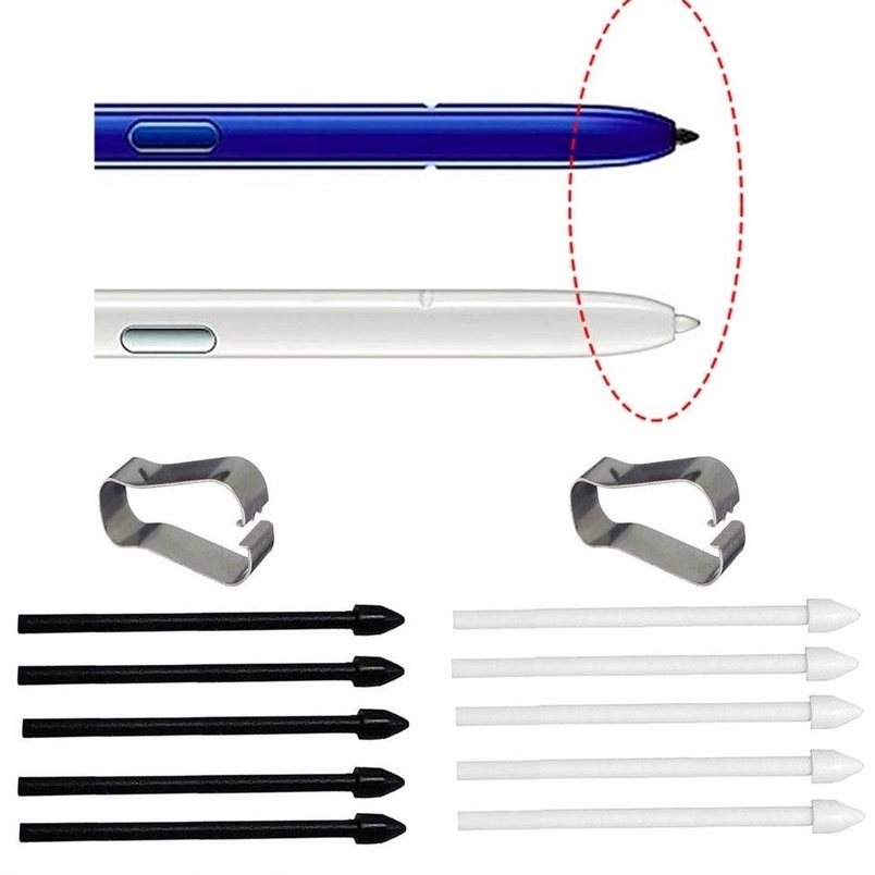 Bộ 5 Đầu Bút Cảm Ứng Cho samsung tab s6 lite p610 p615 s7 s7 + s7 fe s9 s9 + s9 fe s6 t860 galaxy note 20 10