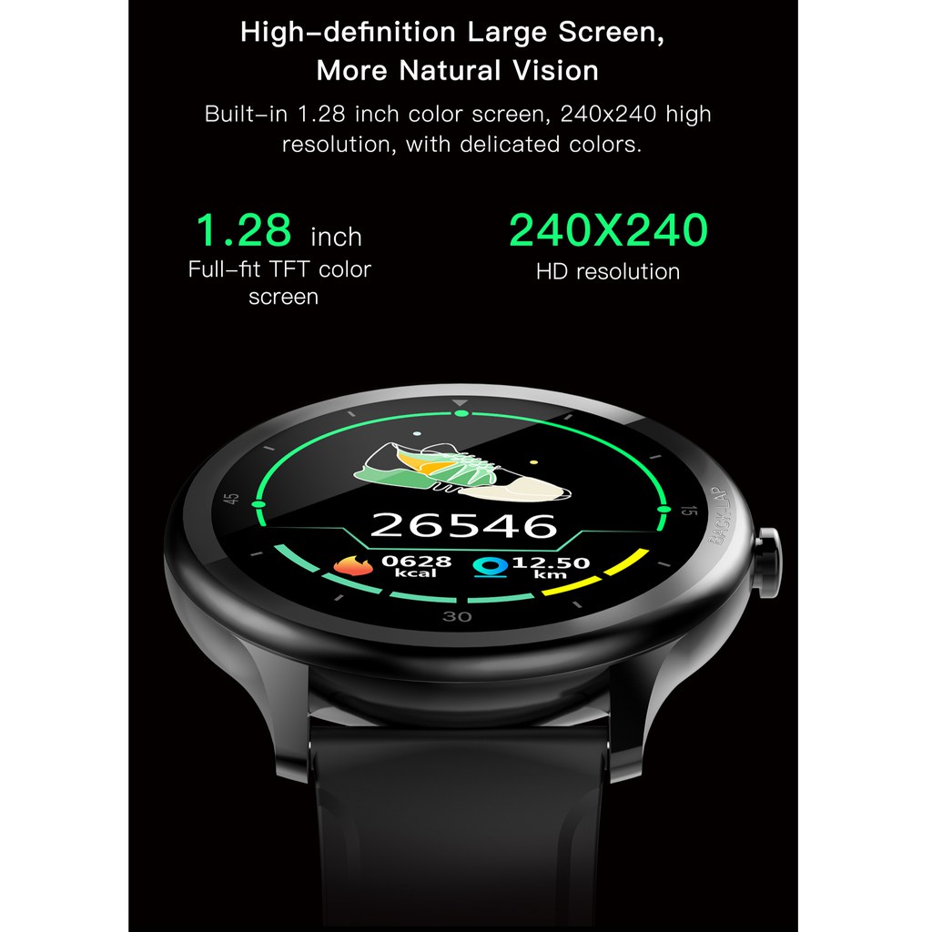 Đồng hồ thông minh SKMEI G28 toàn màn hình thời trang dành cho nam giới phát hiện nhịp tim khi ngủ tập thể dục sức khỏe