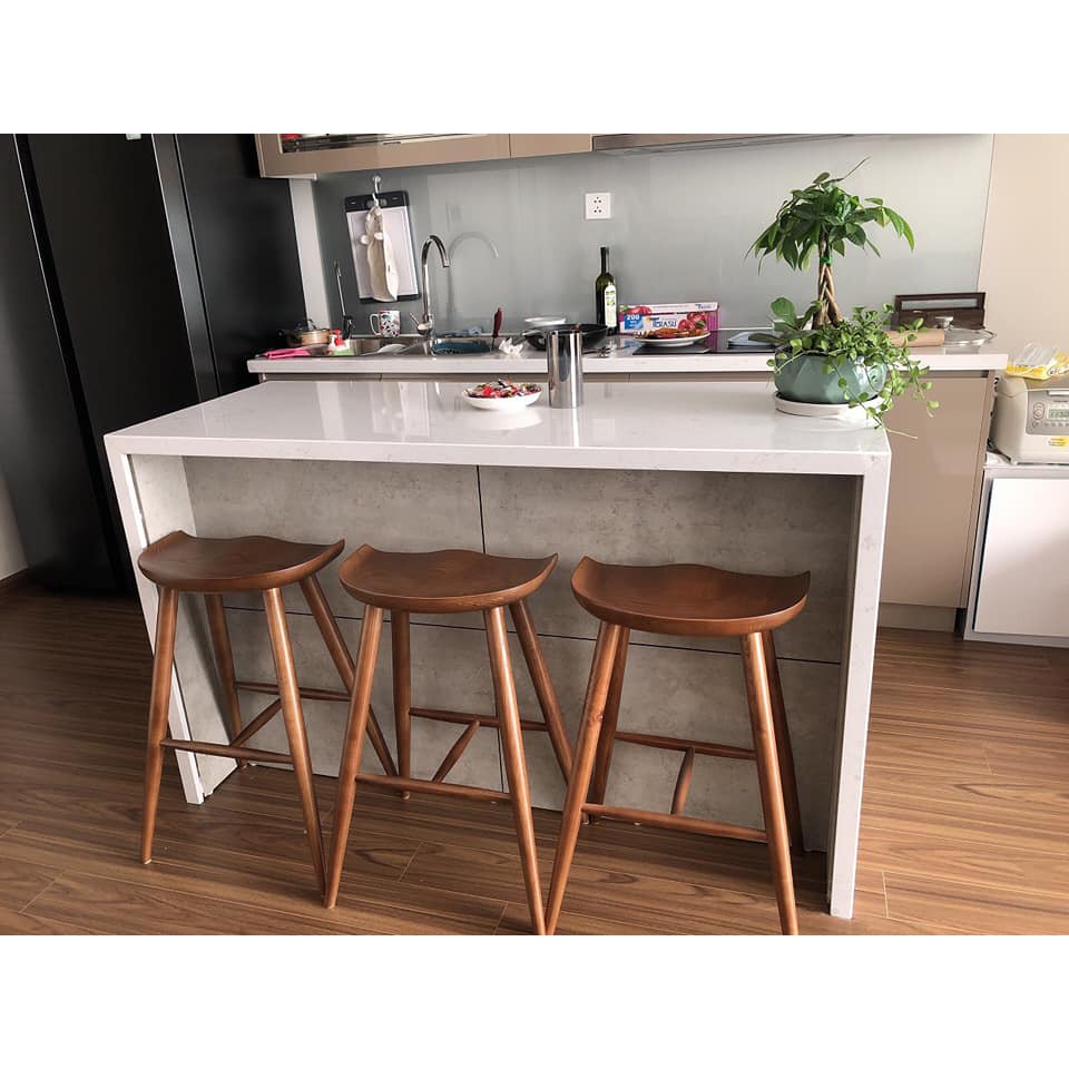GHẾ QUẦY BAR GỖ SỒI NGA [BH 12 tháng] 1 đổi 1 trong 3 ngày [4 chân] | BigBuy360 - bigbuy360.vn