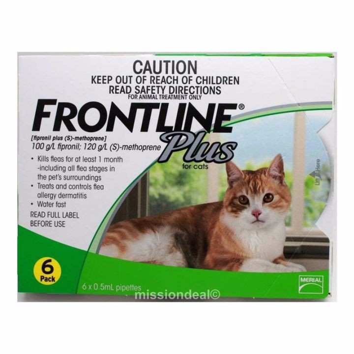 THUỐC NHỎ TRỊ VE CHO CHO MÈO - FRONTLINE - FRONTLINE PLUS CAT - 1 PIPETTE